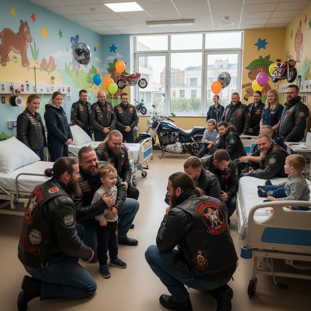 A Biker Gang Stormed The Children’s Ward—And The Secret They Were Hiding Left Every Nurse Speechless.