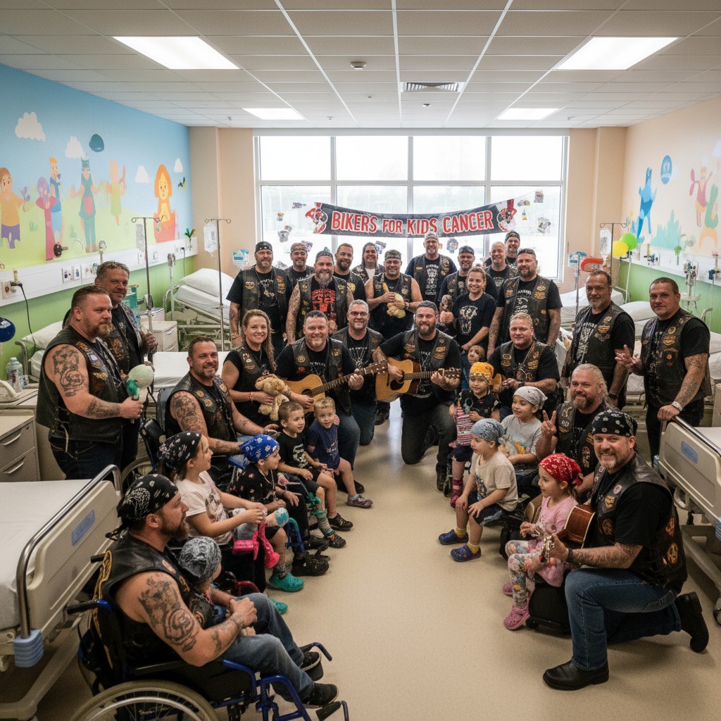 They Said This Photo of My Biker Club With Sick Kids Was ‘Inspirational’—Now the Hospital Is Using It to Destroy Us