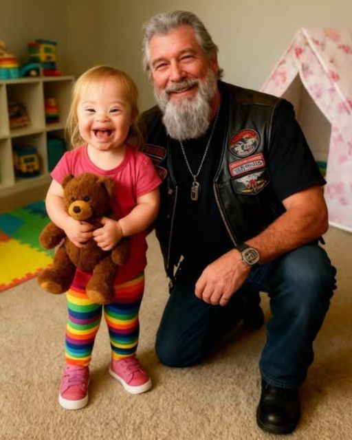 Biker Adopted This Little Girl With Down Syndrome No One Wanted