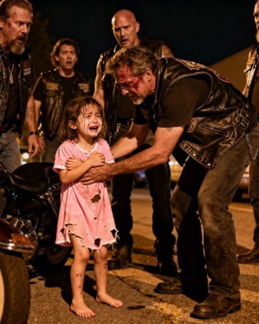 Little Girl Begged Bikers To Hide Her In Their Motorcycles From Police