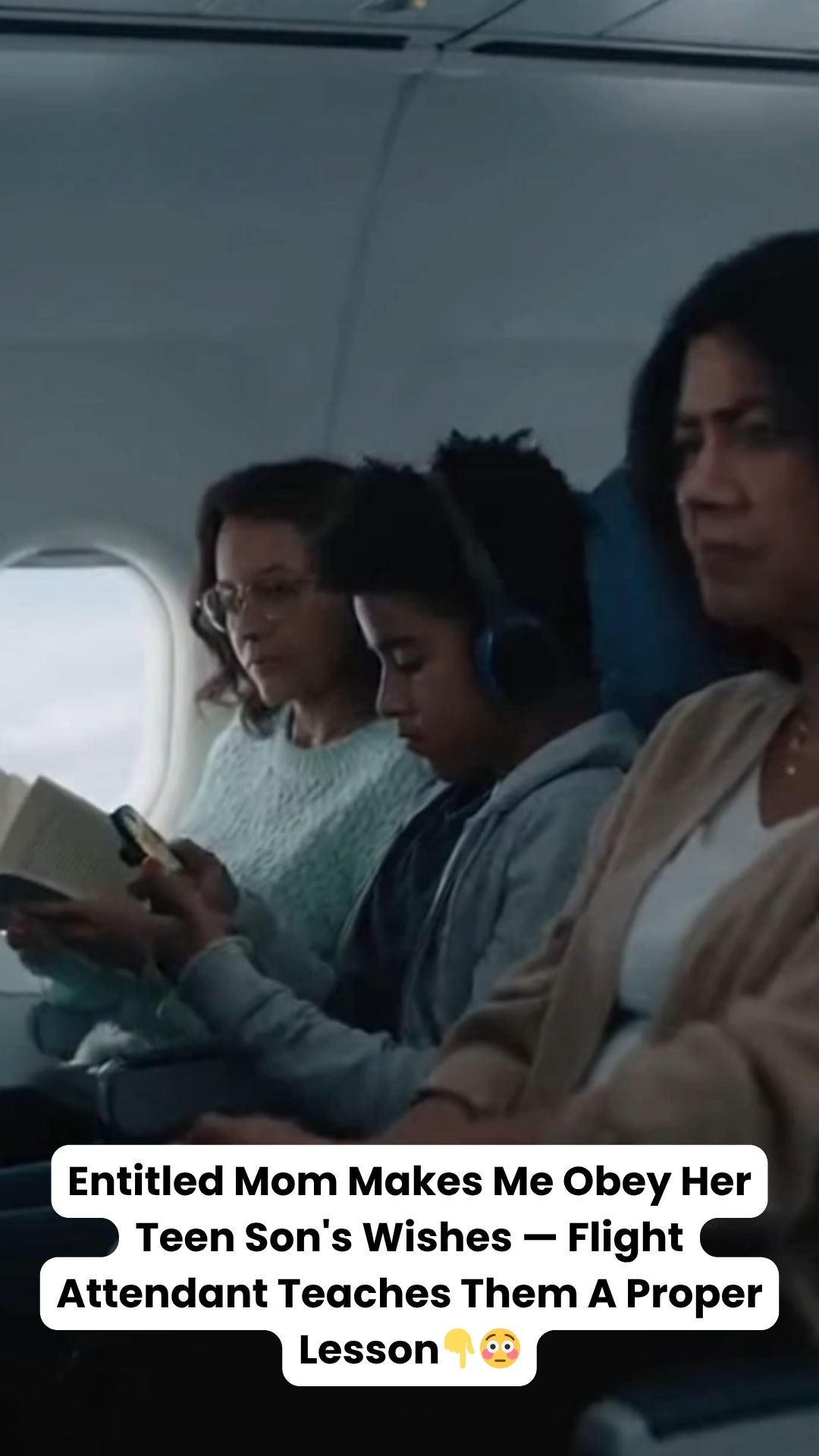 Entitled Mom Makes Me Obey Her Teen Son’s Wishes — Flight Attendant Teaches Them A Proper Lesson ✈️😠