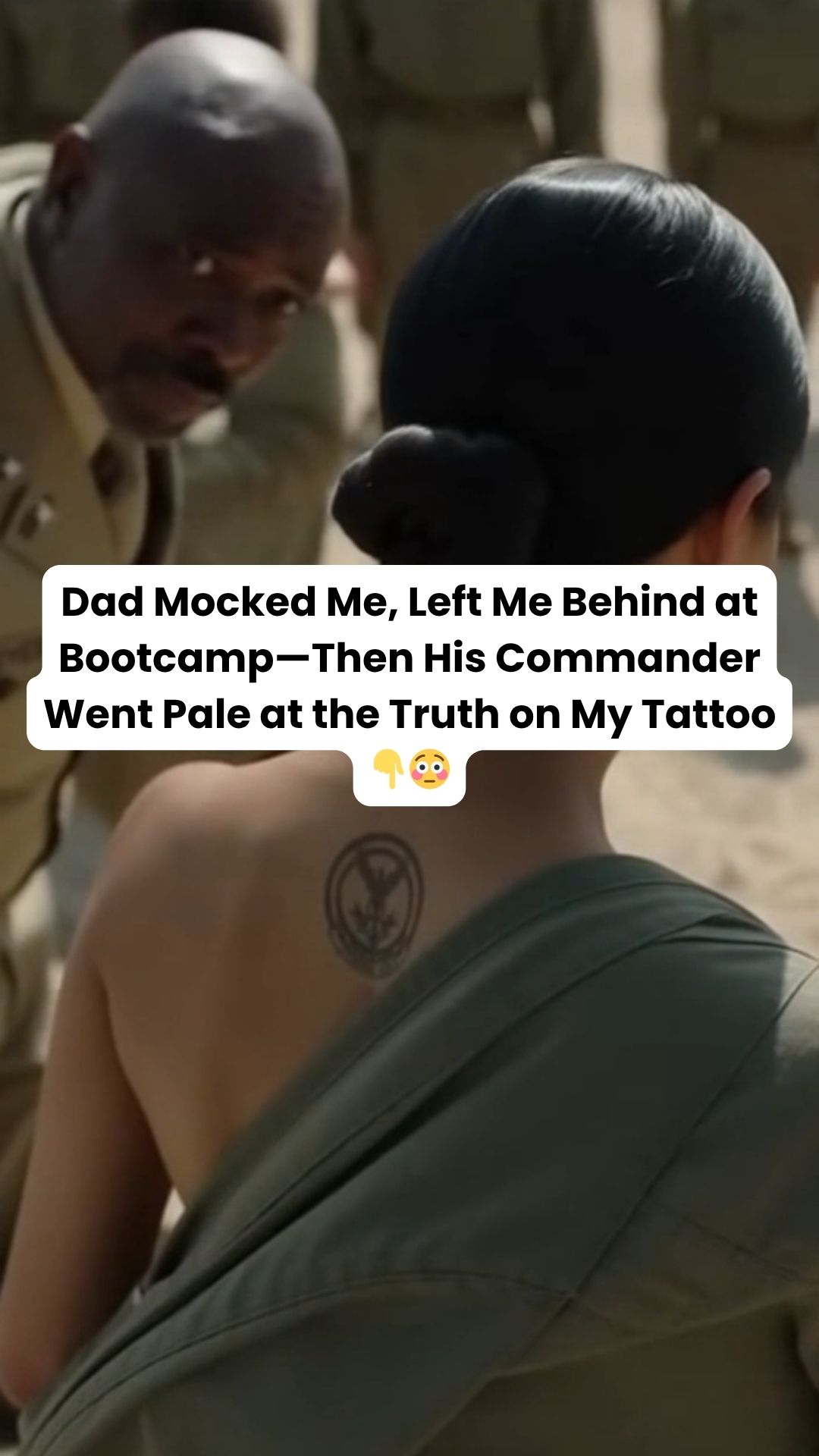 Dad Mocked Me, Left Me Behind at Bootcamp—Then His Commander Went Pale at the Truth on My Tattoo ⚔️💔