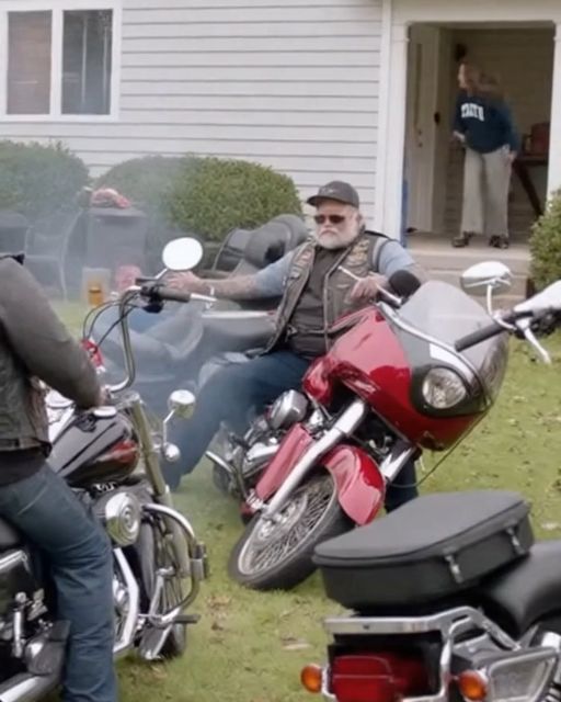 They Parked 17 Harleys On My Lawn—And One Of Them Had A Badge