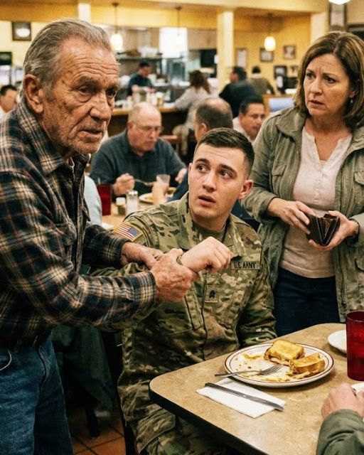 I Bought A Soldier’s Meal To Thank Him—until An Old Man Grabbed His Arm And Said This One Word